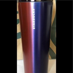 Starbucks 2022 Summer 16oz Blue / Red Stainless Steel Tumbler Starbucks